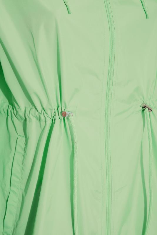 Plus Size Sage Green Pocket Parka | Yours Clothing 7
