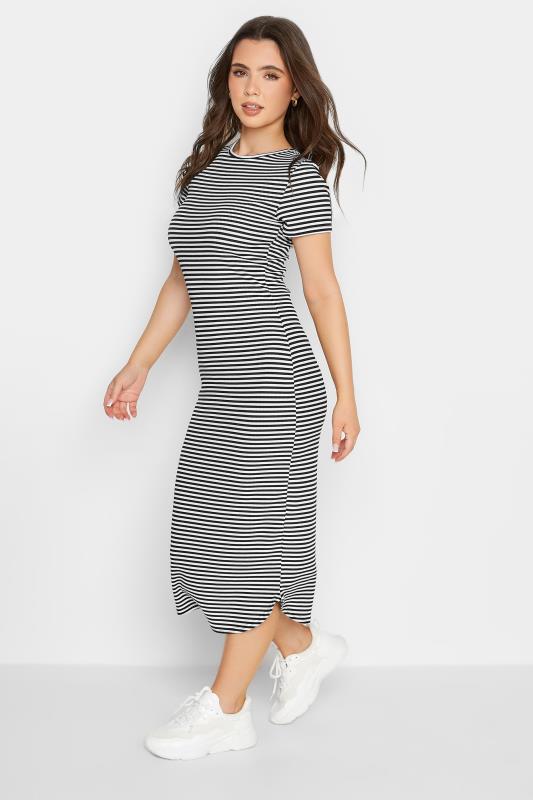 PixieGirl Black Stripe Midaxi Dress | PixieGirl 2
