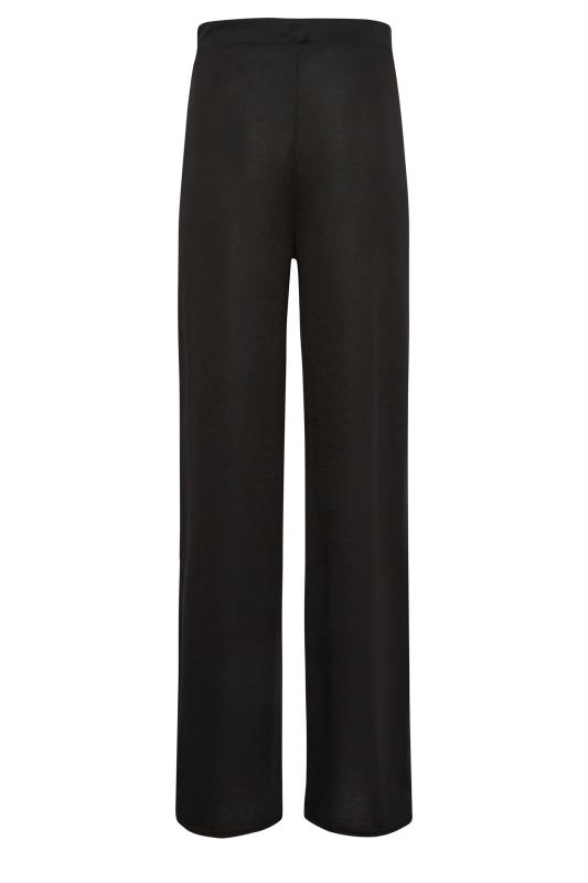 LTS Tall Black Knitted Trousers | Long Tall Sally 5
