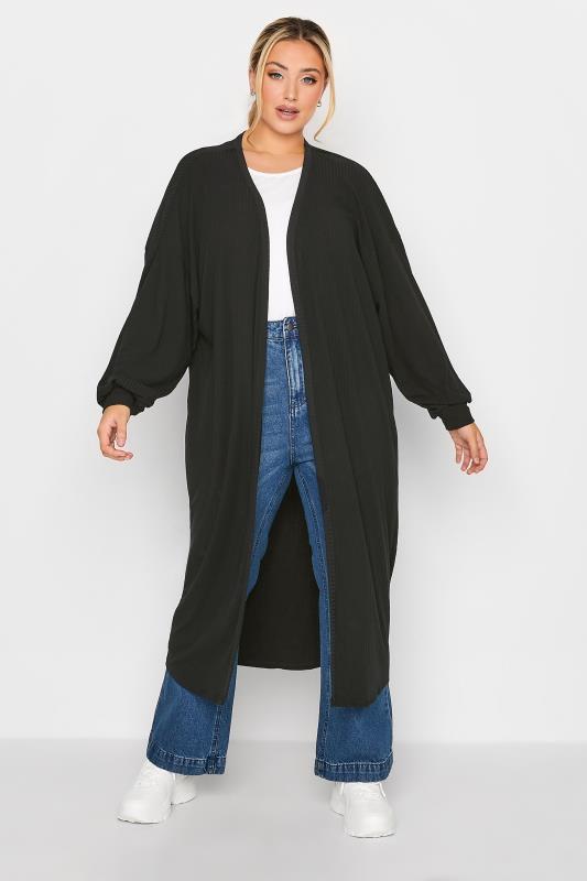 LIMITED COLLECTION Black Maxi Cardigan | Yours Clothing 2