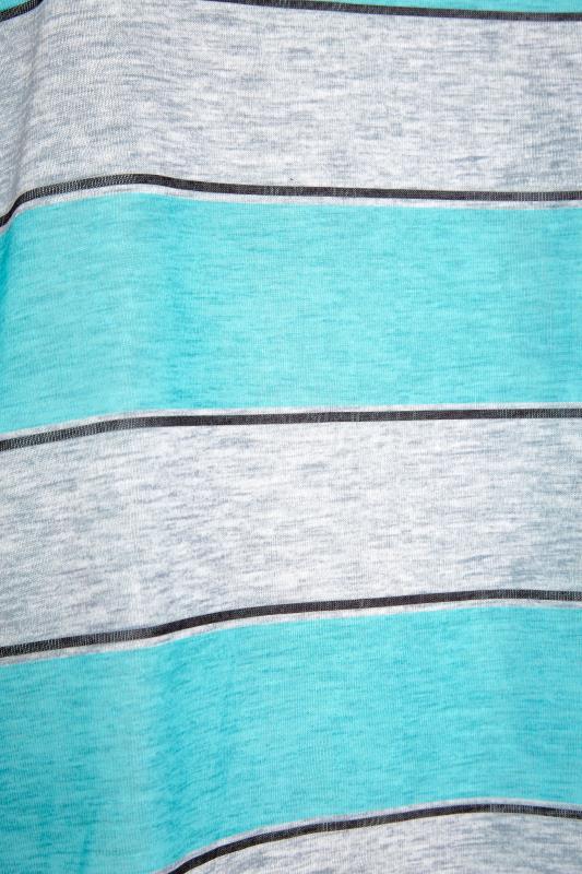 Blue and Grey Striped Short Sleeve T-Shirt_S.jpg