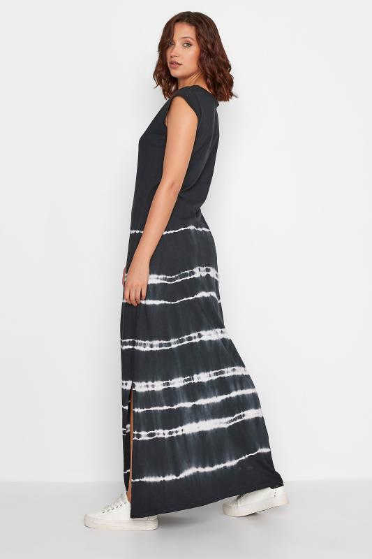 LTS Tall Women's Black Tie Dye Side Split Dress | Long Tall Sally 3