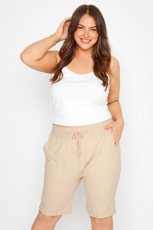 Curve Stone Brown Cool Cotton Shorts 1