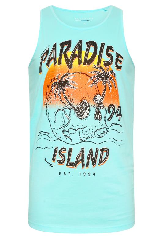BadRhino Big & Tall 2 PACK Blue & Pink Paradise Vest Tops | BadRhino 6