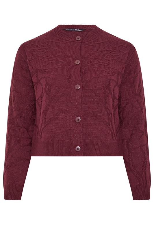 LIMITED COLLECTION Plus Size Red Rose Jacquard Cardigan 6