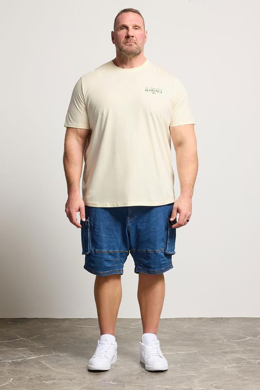 JACK & JONES Big & Tall Antique White Island Graphic T-Shirt | BadRhino 1
