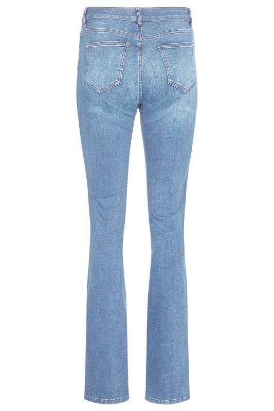LTS MADE FOR GOOD Pacific Blue Straight Leg Jeans | Long Tall Sally 6