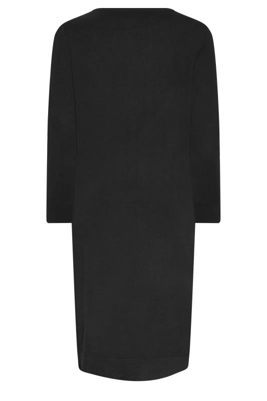 YOURS Plus Size Black Maxi Cardigan | Yours Clothing 8