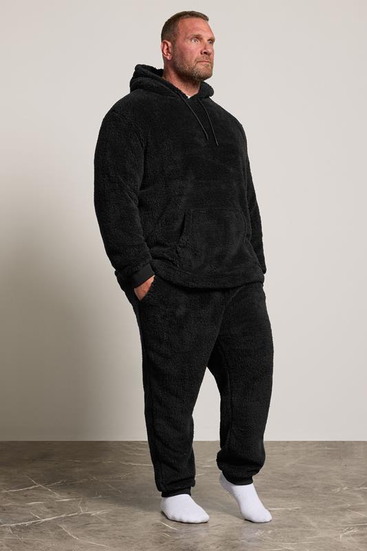 BadRhino Big & Tall Black Fleece Lounge Set | BadRhino 1