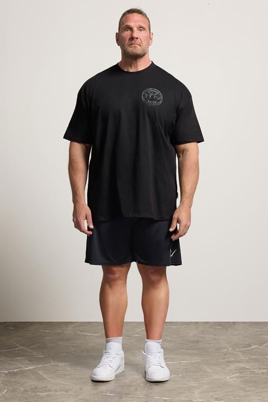 IronRhino Big & Tall Black Weight Plate T-Shirt | BadRhino 1