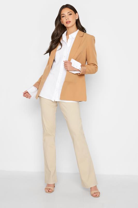 Tall Women's LTS Beige Brown Stretch Bootcut Trousers | Long Tall Sally  2