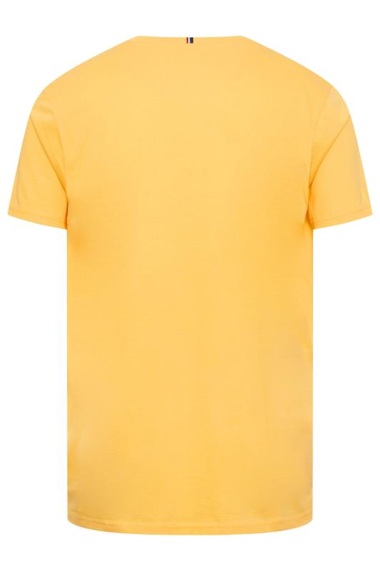 U.S. POLO ASSN. Big & Tall Yellow Short Sleeve T-Shirt | BadRhino 3