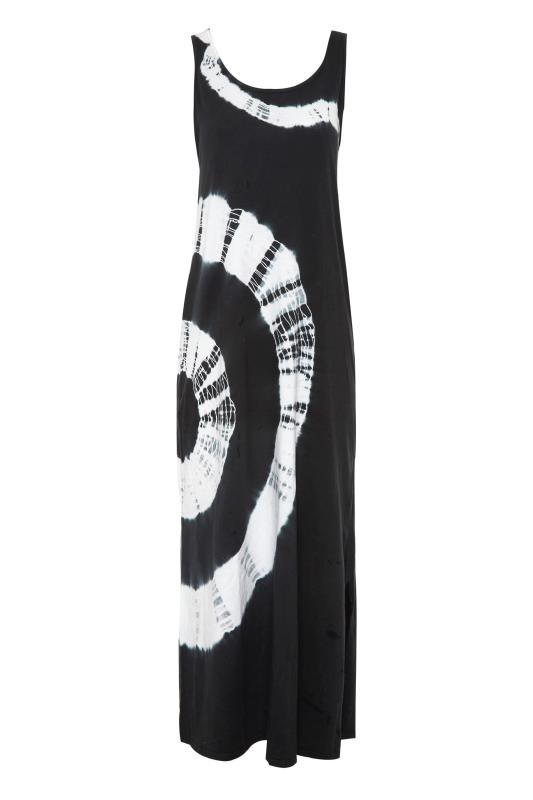 LTS Tall Black Tie Dye Maxi Dress 5