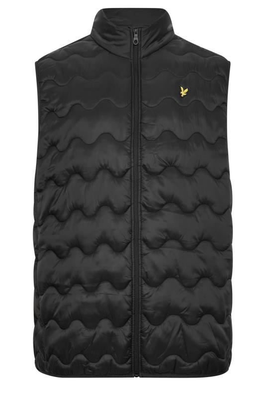  Grande Taille LYLE & SCOTT Big & Tall Black Quilted Gilet