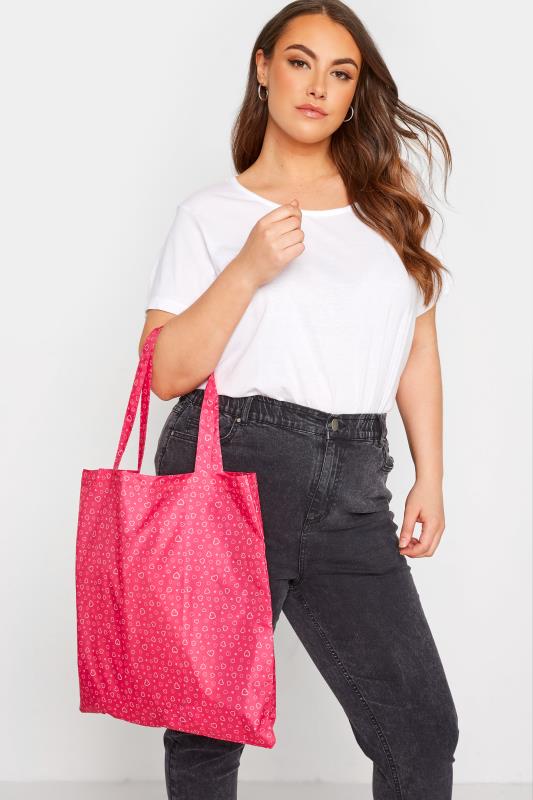 Bags & Purses Pink Heart Shopper Bag