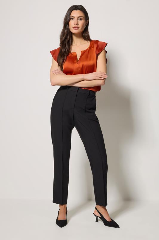 M&Co Orange Frill Sleeve Blouse | M&Co 1