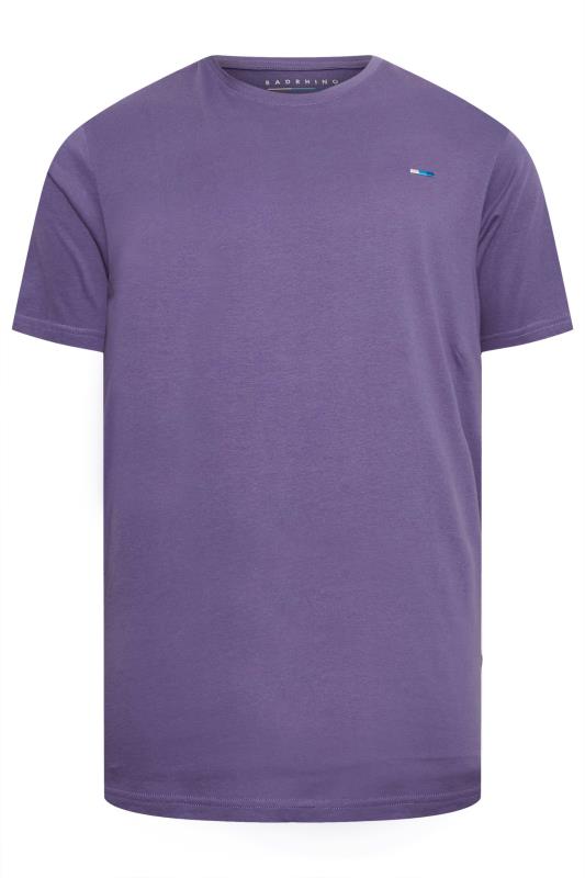 BadRhino Big & Tall Purple 5 Pack Essential T-Shirts | BadRhino 5