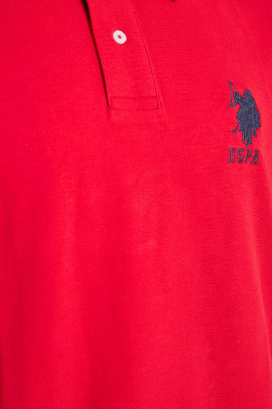 U.S. POLO ASSN. Big & Tall Red Player 3 Polo Shirt 3