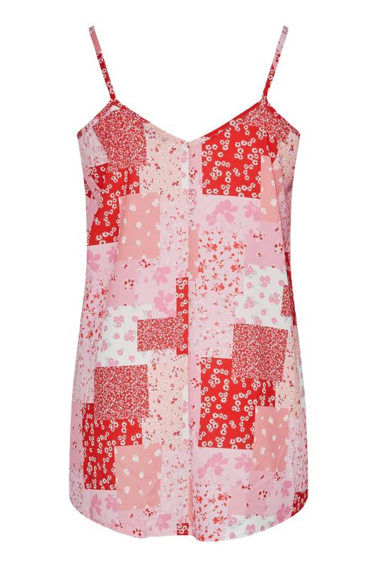 LIMITED COLLECTION Curve Pink Patchwork Print Cami Top_Y.jpg