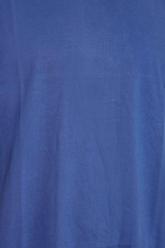 BadRhino Big & Tall Blue Basic T-Shirt 2