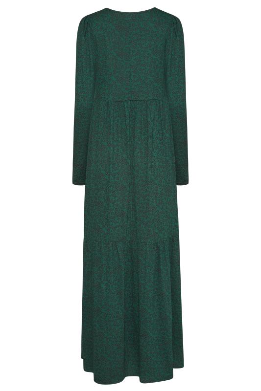 LTS Tall Green Floral Midaxi Dress 7
