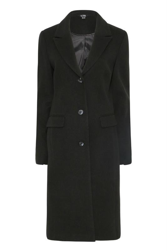 LTS Tall Women's Black Midi Formal Coat | Long Tall Sally 6