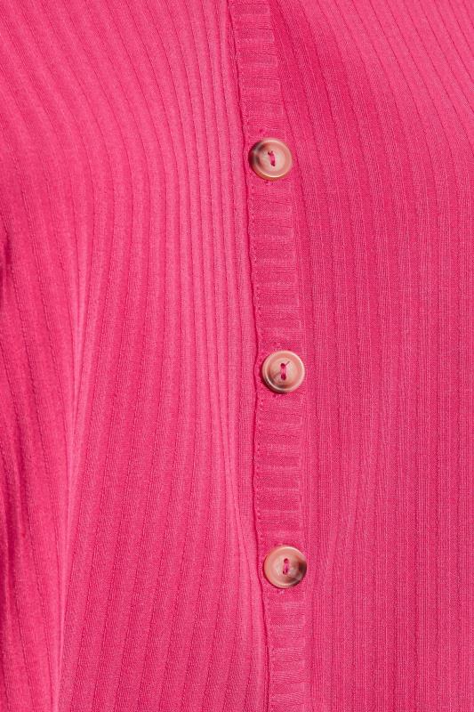 LIMITED COLLECTION Plus Size Pink Cropped Cardigan | Yours Clothing 5