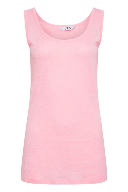 LTS Tall Light Pink Vest Top 5