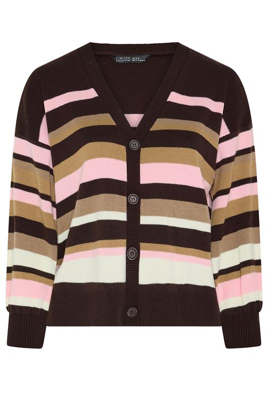  LIMITED COLLECTION Curve - Gestreept vest in chocoladebruin