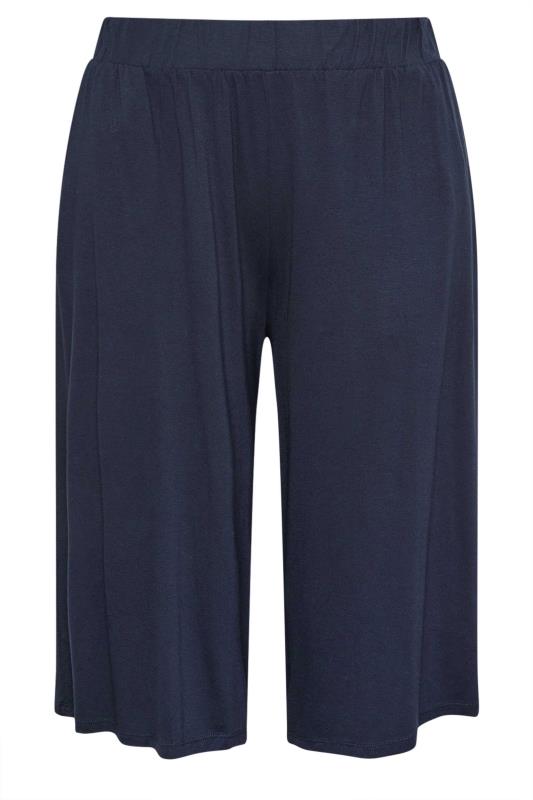 YOURS Plus Size Navy Blue Culottes | Yours Clothing 6