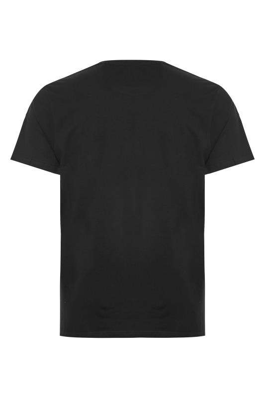 BADRHINO Big & Tall Black Basic Plain T-Shirt_B.jpg