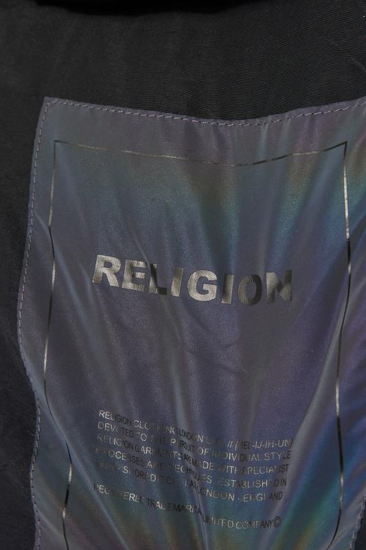 RELIGION Black & Khaki Reversible Parka Coat_S.jpg