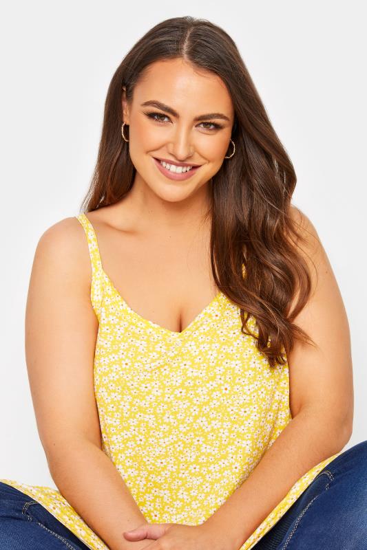 Curve Yellow Daisy Swing Cami Top 4