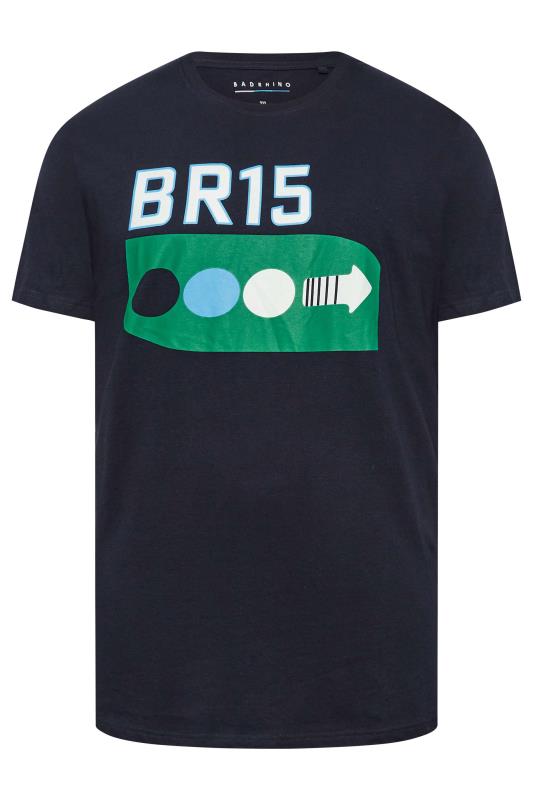 BadRhino Big & Tall 3 Pack Green & Blue BR15 Printed T-Shirts 6