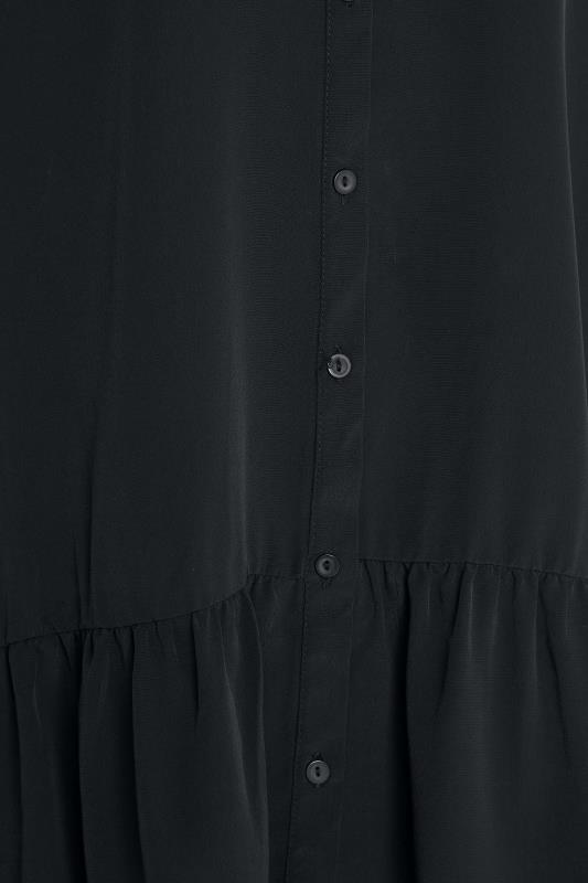 M&Co Black Frill Hem Shirt | M&Co 5