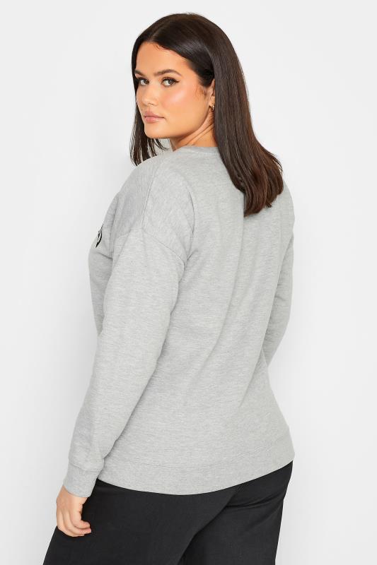 LTS Tall Women's Grey 'New York' Marl Sweatshirt | Long Tall Sally 4