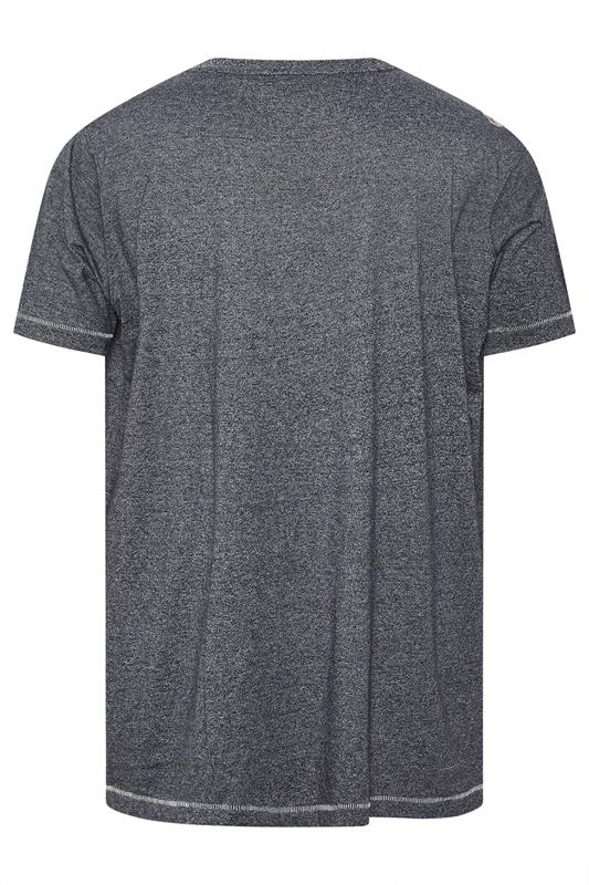 D555 Big & Tall Grey Beach Graphic T-Shirt | BadRhino 4