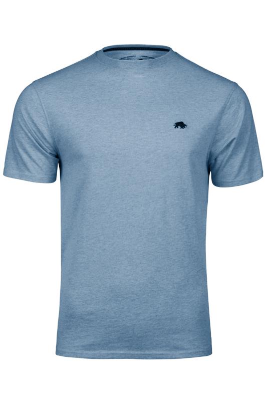 RAGING BULL Big & Tall Denim Blue Organic Signature T-Shirt 2