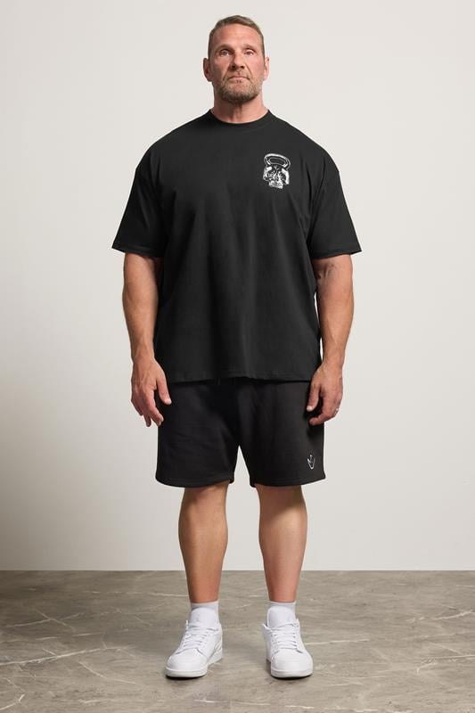 IronRhino Big & Tall Black Skull T-Shirt | BadRhino 1