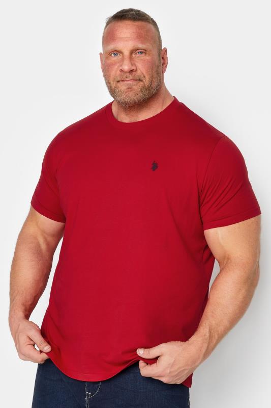 U.S. POLO ASSN. Big & Tall Red Core T-Shirt | BadRhino 1
