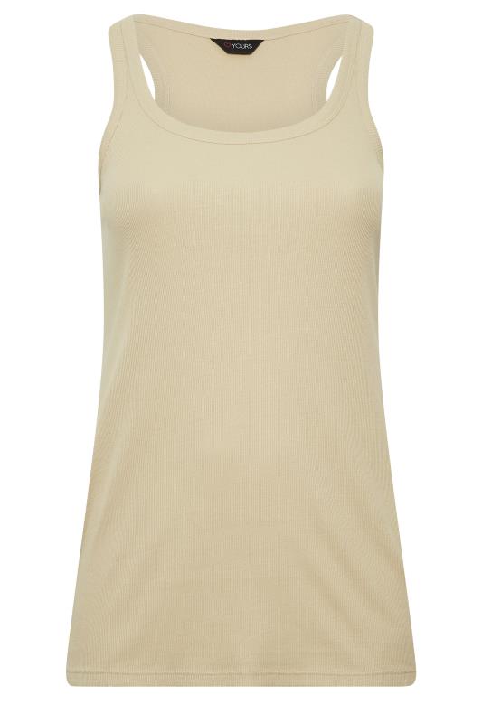 M&Co 3 PACK Beige Brown & White Cami Vest Tops