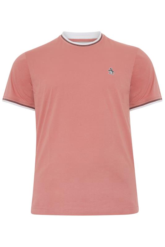 PENGUIN MUNSINGWEAR Pink Contrast Ringer T-Shirt_F.jpg