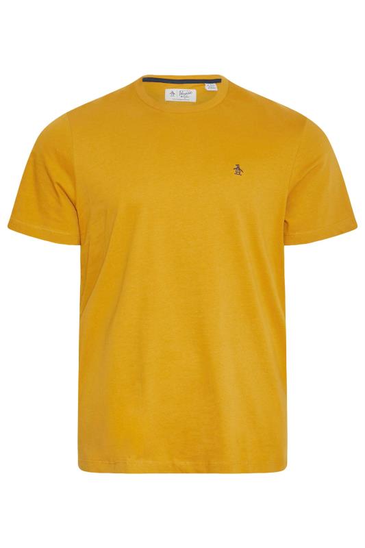 PENGUIN MUNSINGWEAR Big & Tall Yellow Logo T-Shirt | BadRhino 3