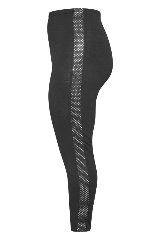 Black & Silver Side Stripe Leggings_S.jpg