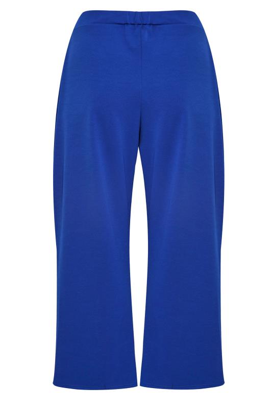 LIMITED COLLECTION Curve Cobalt Blue Wide Leg Trousers_Y.jpg
