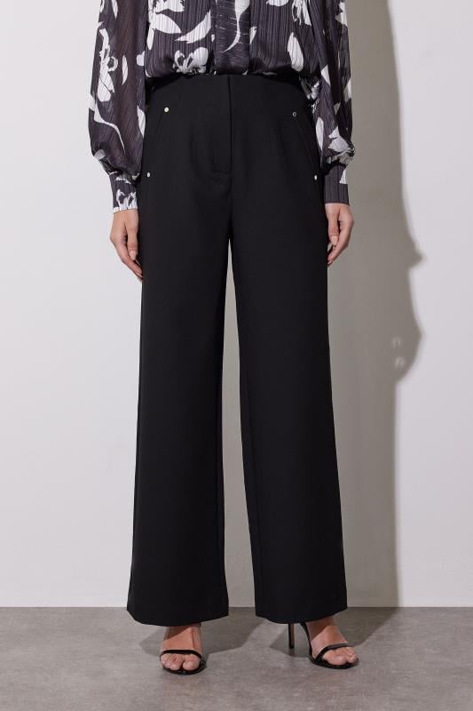 STAR Black Wide Leg Trousers | STAR x JM 2