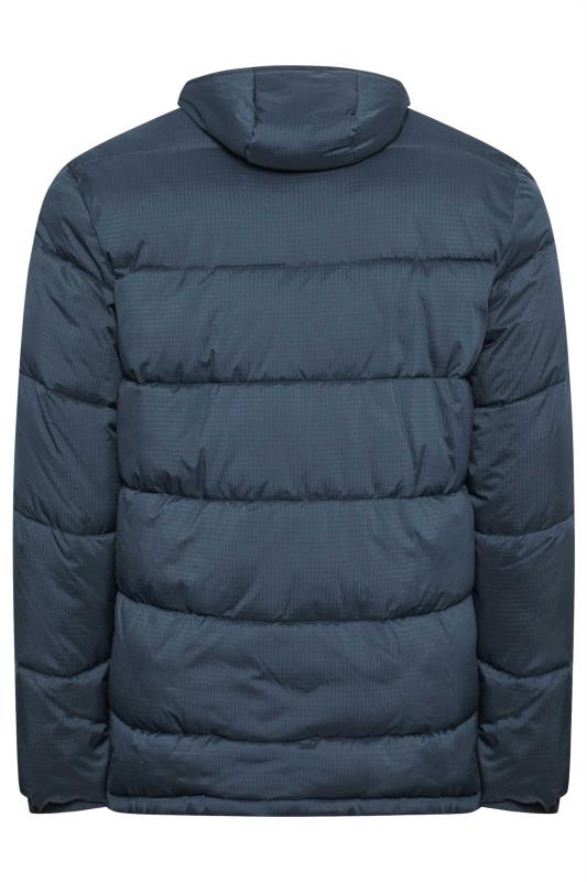 BadRhino Big & Tall Premium Navy Blue Puffer Jacket | BadRhino   4