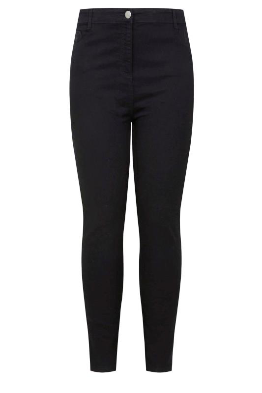 YOURS PETITE Plus Size Black Skinny AVA Jeans | Yours Clothing 1