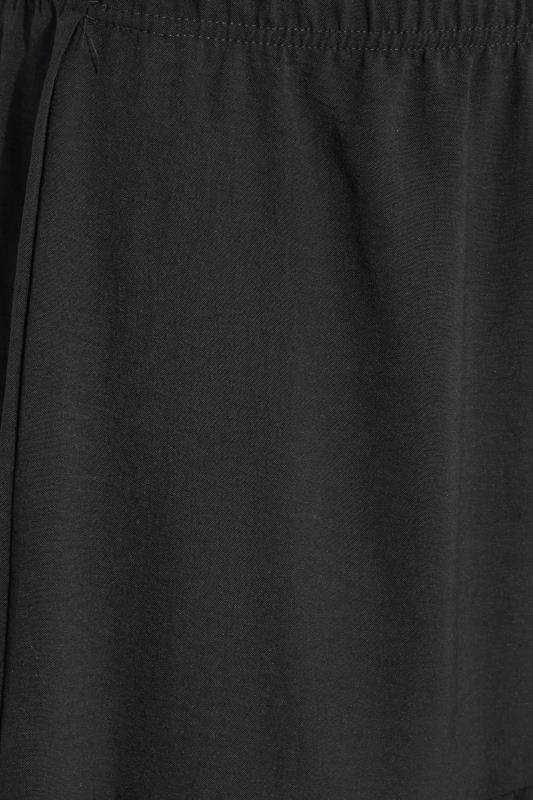 Petite Black Crepe Maxi Skirt | PixieGirl 3