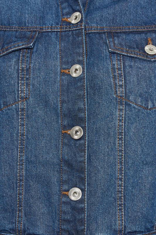 YOURS Plus Size Indigo Blue Denim Jacket | Yours Clothing 5